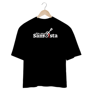 Nome do produto Camiseta Masculina Oversized - Sim Sou Sambista