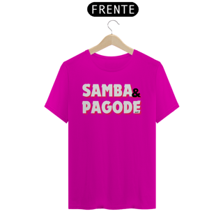 Nome do produto Camiseta Quality Masculina - Samba e Pagode Sim é Samba