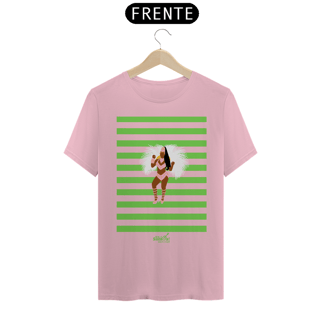 Nome do produto Camiseta Clássica Masculina - Carnaval Verde e Rosa
