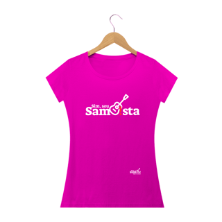 Nome do produto Camiseta Baby Long Quality Feminina - Sim Sou Sambista