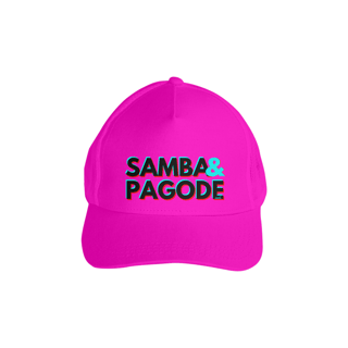 Nome do produto Boné Americano com Tela - Samba e Pagode