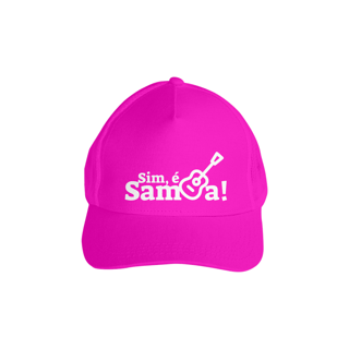 Nome do produto Boné Americano com Tela - Sim é Samba