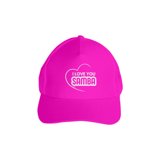 Nome do produto Boné Americano com Tela - I Love You Samba