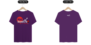 Nome do produto Camiseta Clássica Masculina - Sem Sambar a Vida é Triste