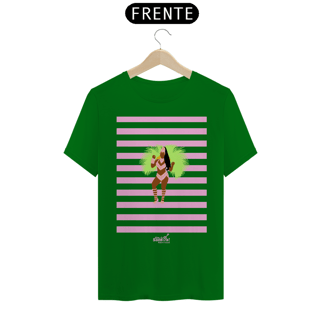 Nome do produto Camiseta Clássica Masculina - Carnaval Verde e Rosa