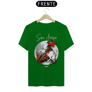 Nome do produto Camiseta Clássica Masculina - São Jorge Sim é Samba