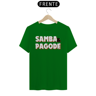Nome do produto Camiseta Quality Masculina - Samba e Pagode Sim é Samba