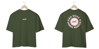 Nome do produto Camiseta Oversized - Não Deixe o Samba Morrer Sim é Samba