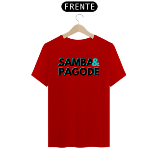 Nome do produto Camiseta Clássica Masculina - Samba e Pagode