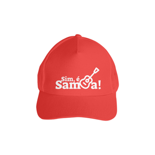 Nome do produto Boné Americano com Tela - Sim é Samba