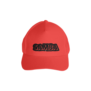 Nome do produto Boné Americano com Tela - Samba Estampado