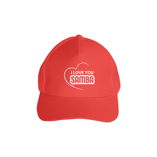 Nome do produto Boné Americano com Tela - I Love You Samba