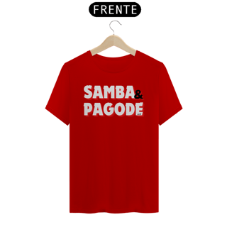Nome do produto Camiseta Quality Masculina - Samba e Pagode Sim é Samba