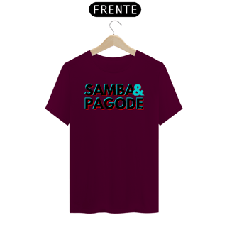 Nome do produto Camiseta Clássica Masculina - Samba e Pagode