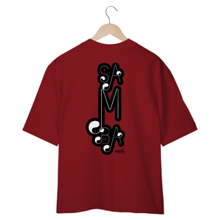 Nome do produto Camiseta Masculina Oversized - Samba