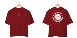 Nome do produto Camiseta Oversized - Não Deixe o Samba Morrer Sim é Samba