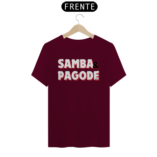 Nome do produto Camiseta Quality Masculina - Samba e Pagode Sim é Samba