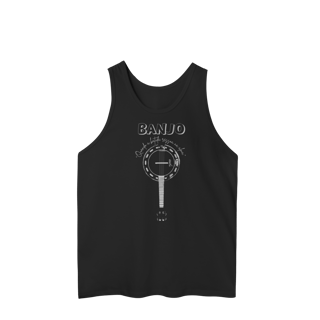 Nome do produto Camiseta Regata Masculina Quality Banjo Quando a Batida Ressoa na Alma