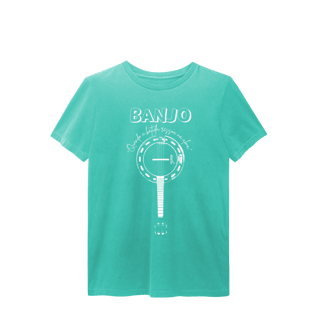 Nome do produto Camiseta Masculina Estonada - Banjo Quando a Batida Ressoa na Alma