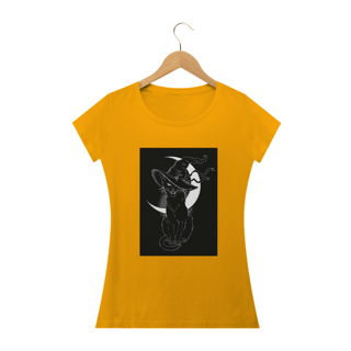 Nome do produto Camiseta Feminina Cats - Bruxa