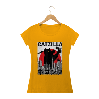 Nome do produto Camiseta Feminina Cats - Catzilla