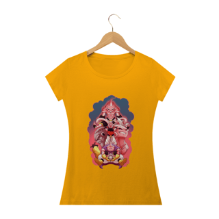 Nome do produto Camiseta Feminina Dragon Ball - Majin Boo fases