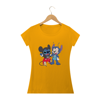Nome do produto Camiseta Feminina Stitch - Mickey