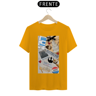 Nome do produto Camiseta Classica Vermelho Branco e Sangue azul  - History