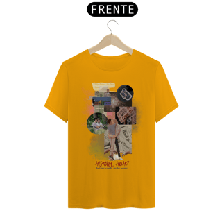 Nome do produto Camiseta Classica Vermelho Branco e Sangue azul - HUH?
