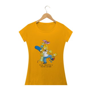 Nome do produto Camiseta Feminina Os Simpsons - Familia2
