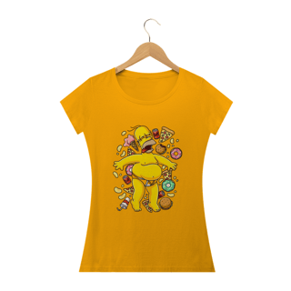 Nome do produto Camiseta Feminina Os Simpsons - Homer