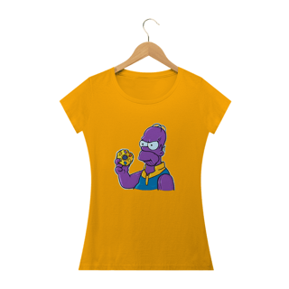 Nome do produto Camiseta Feminina Os Simpsons - Thanos Simpson