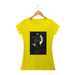 Nome do produto Camiseta Feminina Cats - Bruxa