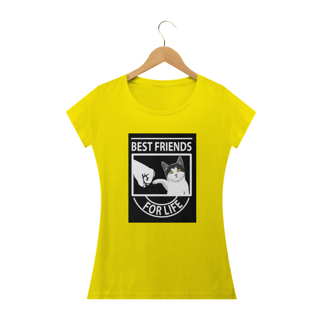 Nome do produto Camiseta Feminina Cats - Best Friends