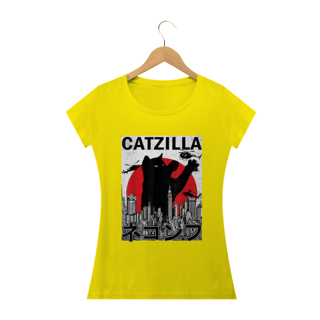 Nome do produto Camiseta Feminina Cats - Catzilla