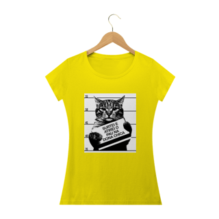 Nome do produto Camiseta Feminina Cats - Dona Chica