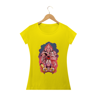 Nome do produto Camiseta Feminina Dragon Ball - Majin Boo fases