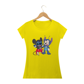 Nome do produto Camiseta Feminina Stitch - Mickey