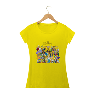 Nome do produto Camiseta Feminina Os Simpsons - Personagens