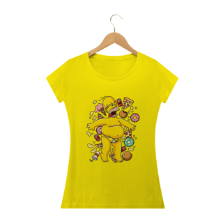 Nome do produto Camiseta Feminina Os Simpsons - Homer
