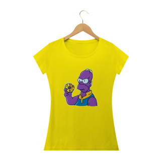 Nome do produto Camiseta Feminina Os Simpsons - Thanos Simpson