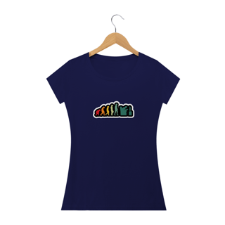 Nome do produto Camiseta Femina Gamer - Evolução