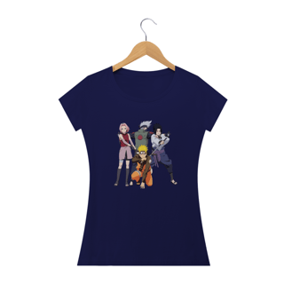 Nome do produto Camiseta Feminina Naruto - Time