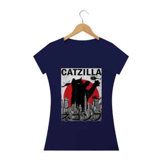 Nome do produto Camiseta Feminina Cats - Catzilla