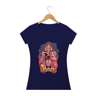 Nome do produto Camiseta Feminina Dragon Ball - Majin Boo fases
