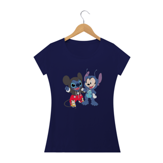 Nome do produto Camiseta Feminina Stitch - Mickey
