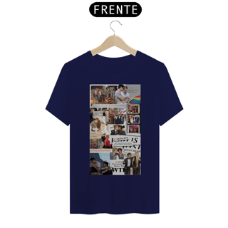 Nome do produto Camiseta Classica Vermelho Branco e Sangue azul 