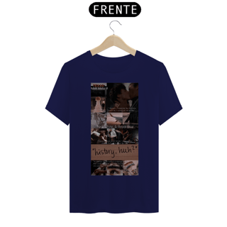 Nome do produto Camiseta Classica Vermelho Branco e Sangue azul  - History2