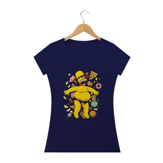 Nome do produto Camiseta Feminina Os Simpsons - Homer