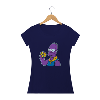 Nome do produto Camiseta Feminina Os Simpsons - Thanos Simpson